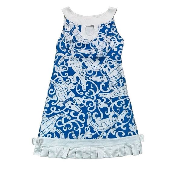 Lilly Pulitzer Gabby Gator Shift Dress Women’s‎ Size 0 - Picture 3 of 9